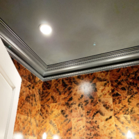 Plaster Cornice Install in Private Residence